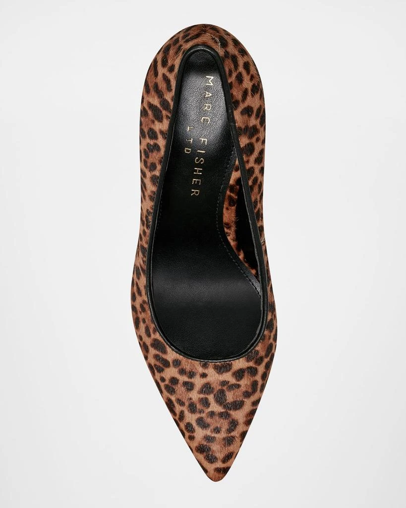 Marc Fisher Leopard Mid-Heel Stiletto Pumps 4