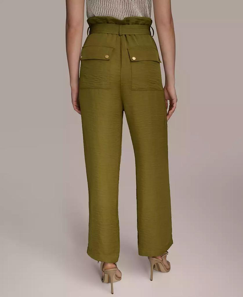 Donna Karan Women's Paperbag-Waist Ankle Pants