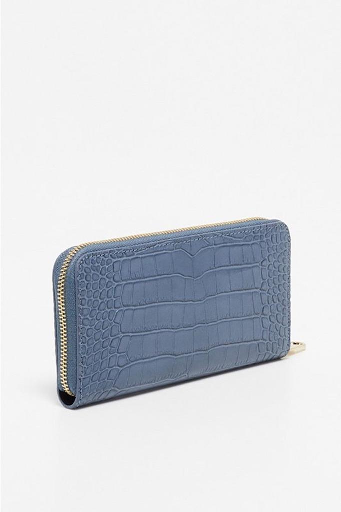 Victor & Hugo Portefeuille Eni Croco - Bleu Clair - Femme