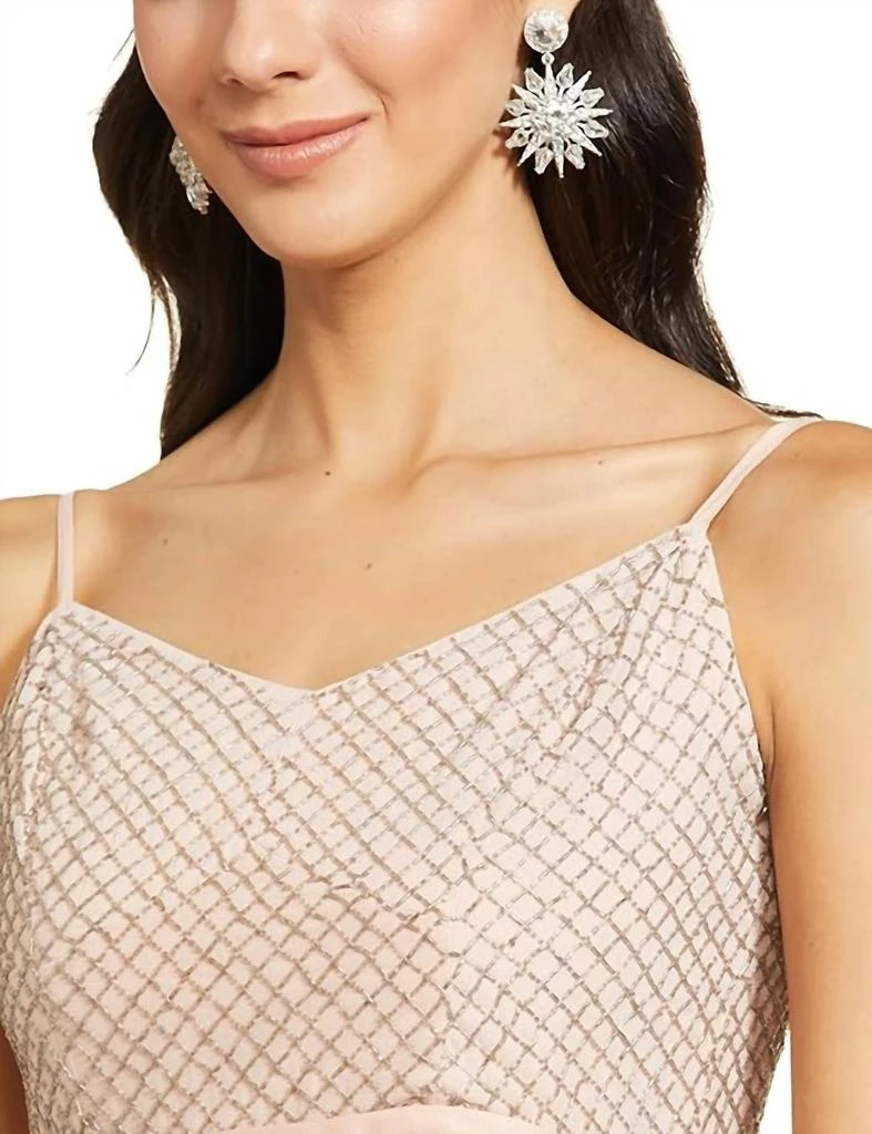 Needle & Thread Coppelia Dress In Peach 3