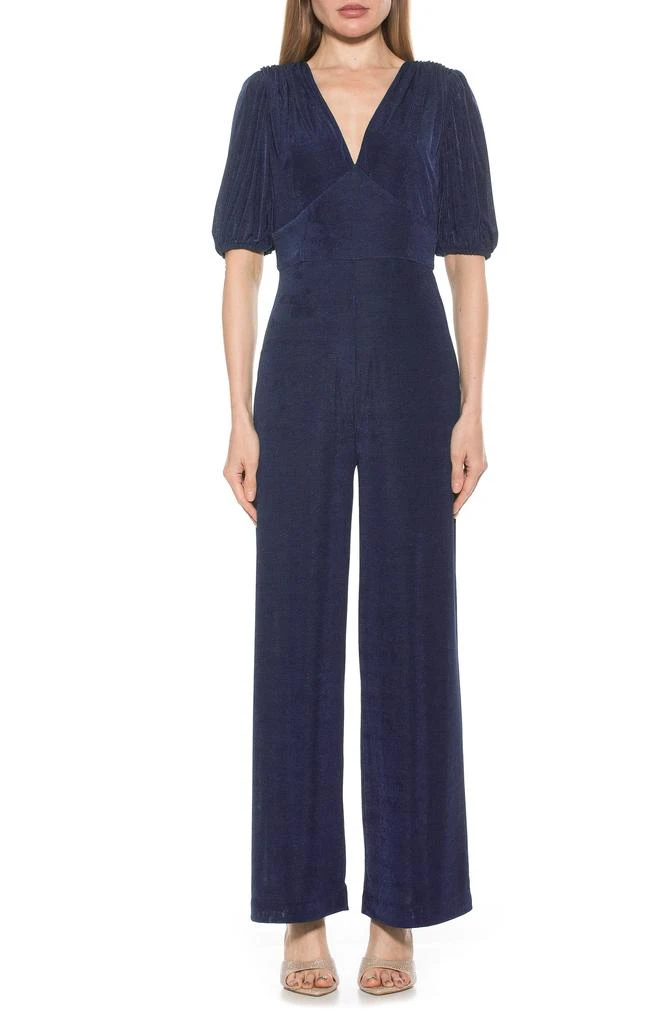 ALEXIA ADMOR Ivy Bubble Sleeve Jumpsuit 1