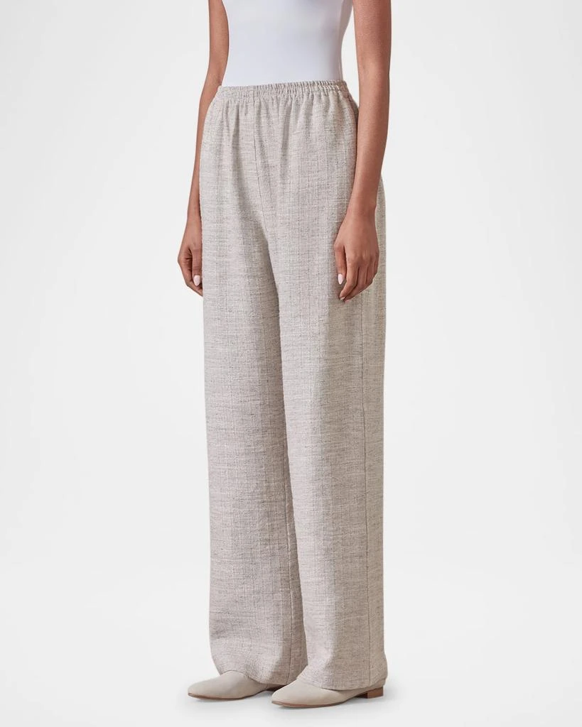 Eskandar Linen Flared Trousers 5