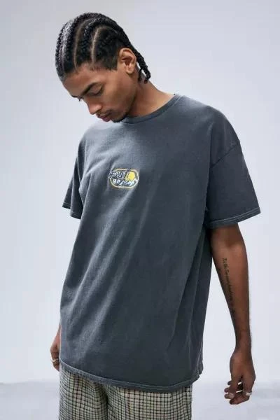 Urban Outfitters UO Washed Black Fuji Tee 1