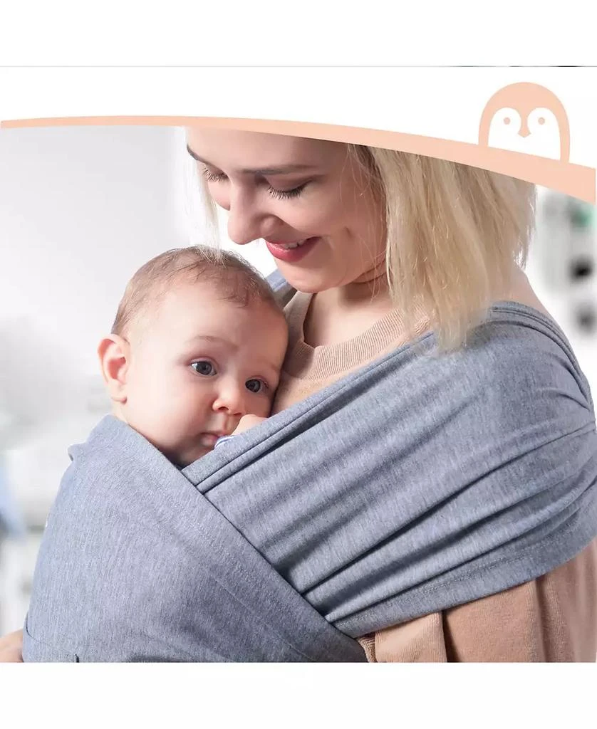Momcozy Easy to Wear Hands Free - Baby Wrap Carrier 4
