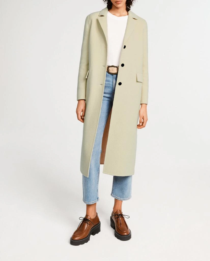 预计3周后发货 Claudie Pierlot Claudie Pierlot - Manteau Gino - Paille 1