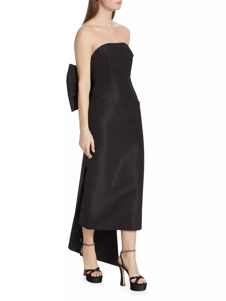 Alexia María Margaret Bow Silk Dress 4