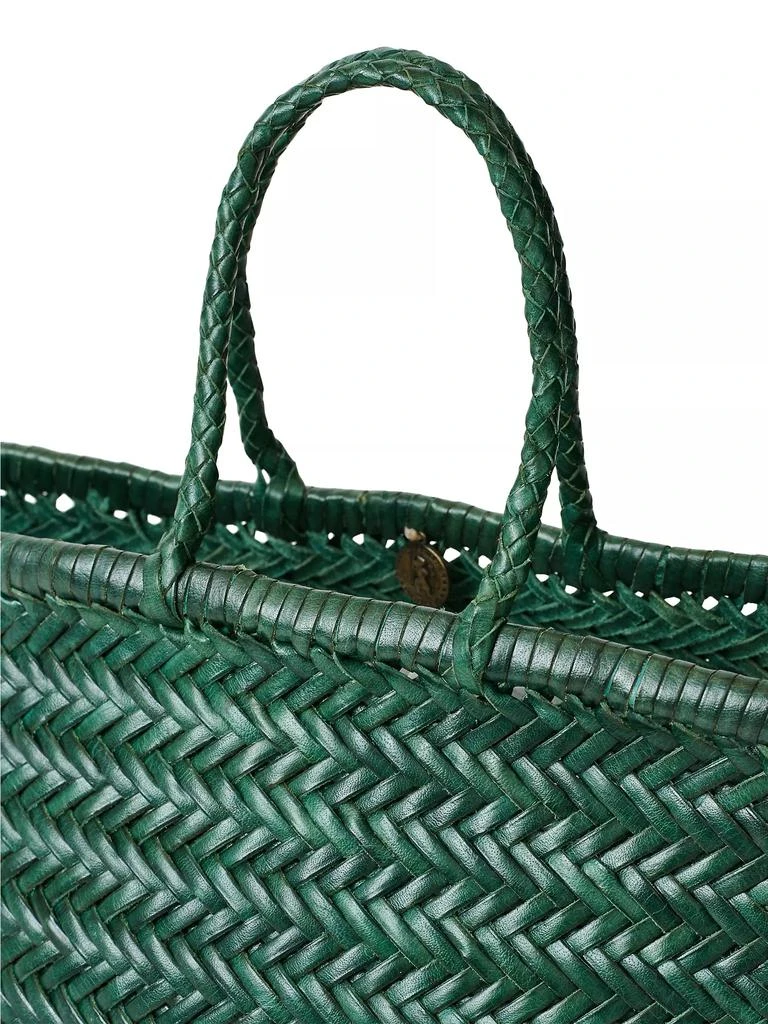 DRAGON DIFFUSION Small Triple Jump Leather Tote Bag 3