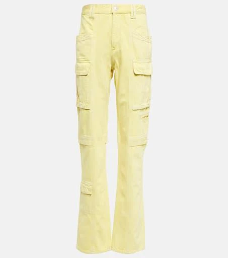 Isabel Marant Vokayo straight-leg cargo jeans 1