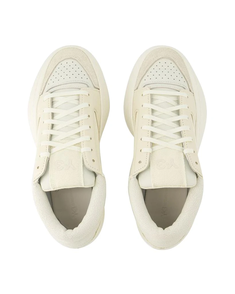 Y-3 Lux Bball Low Sneakers -  - Leather - White 4