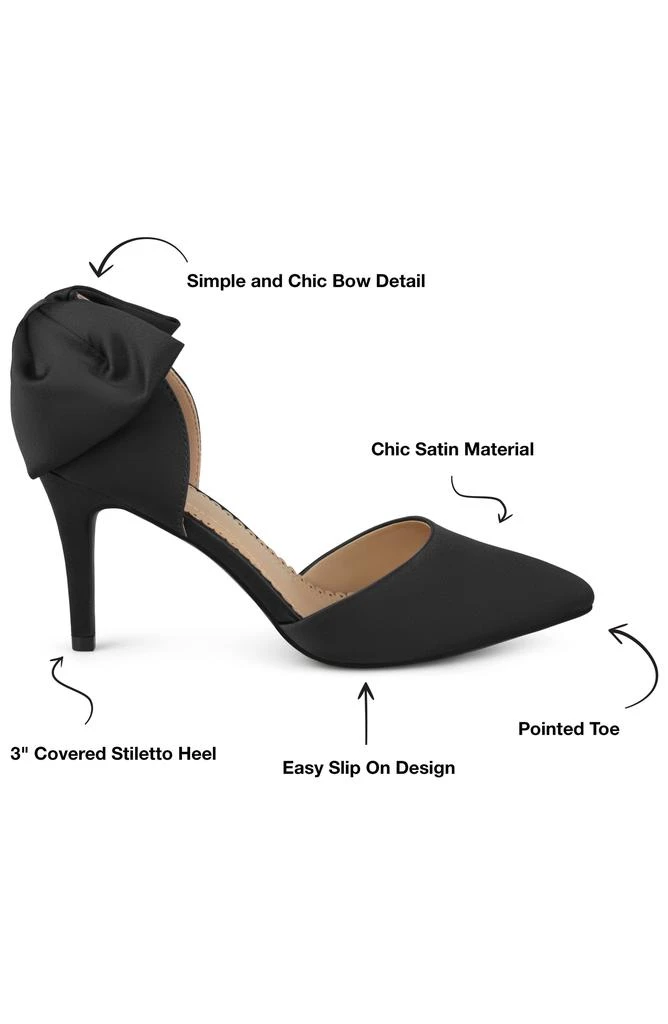 Journee Collection Tanzi d'Orsay Bow Pump 8