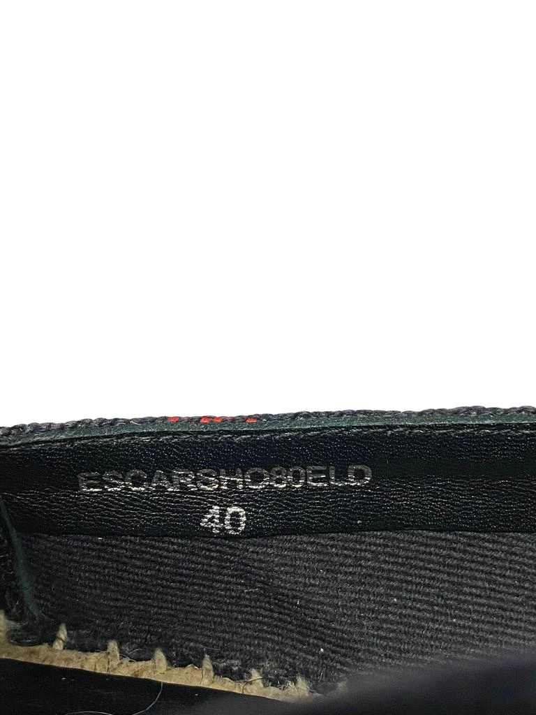 Burberry Checked Espadrilles in Navy Blue Canvas 6