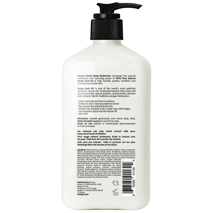Hempz Herbal Body Moisturizer Original 2