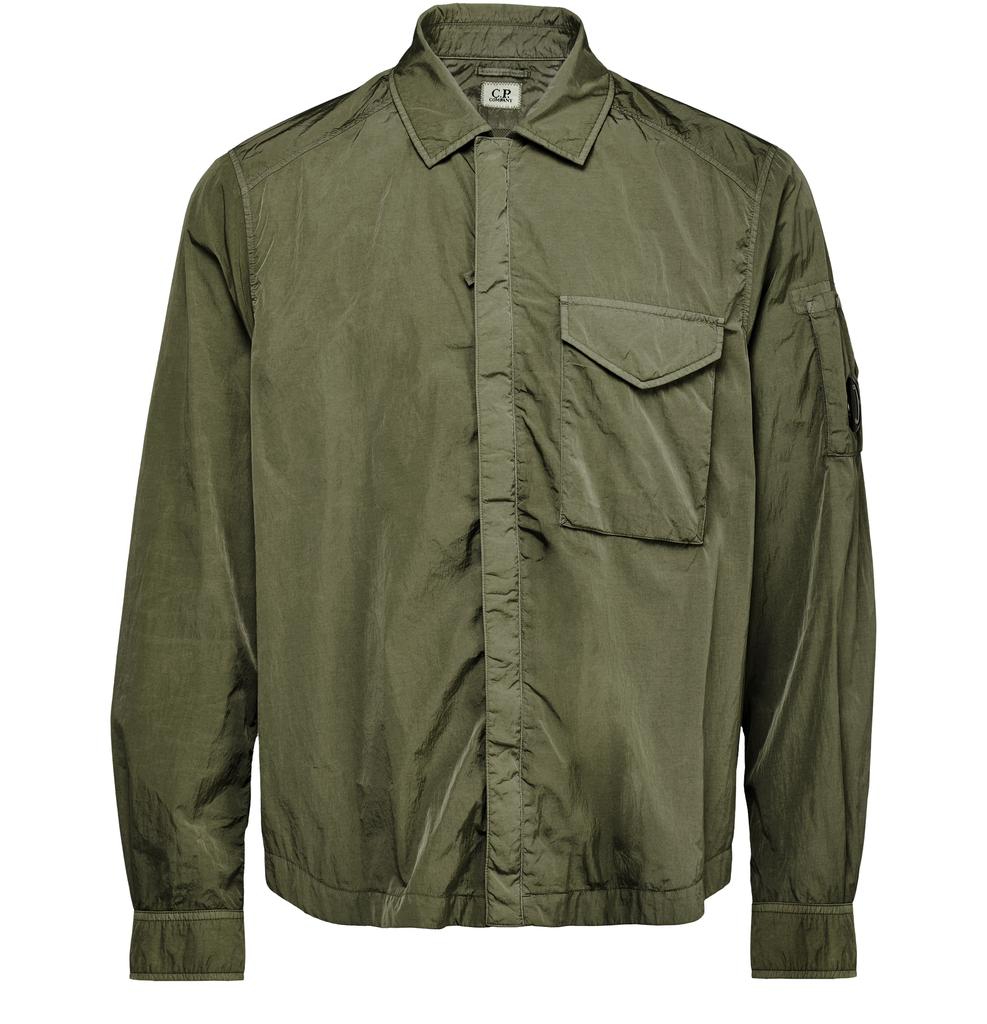 CP Company Chrome-R Lens zip-up overshirt