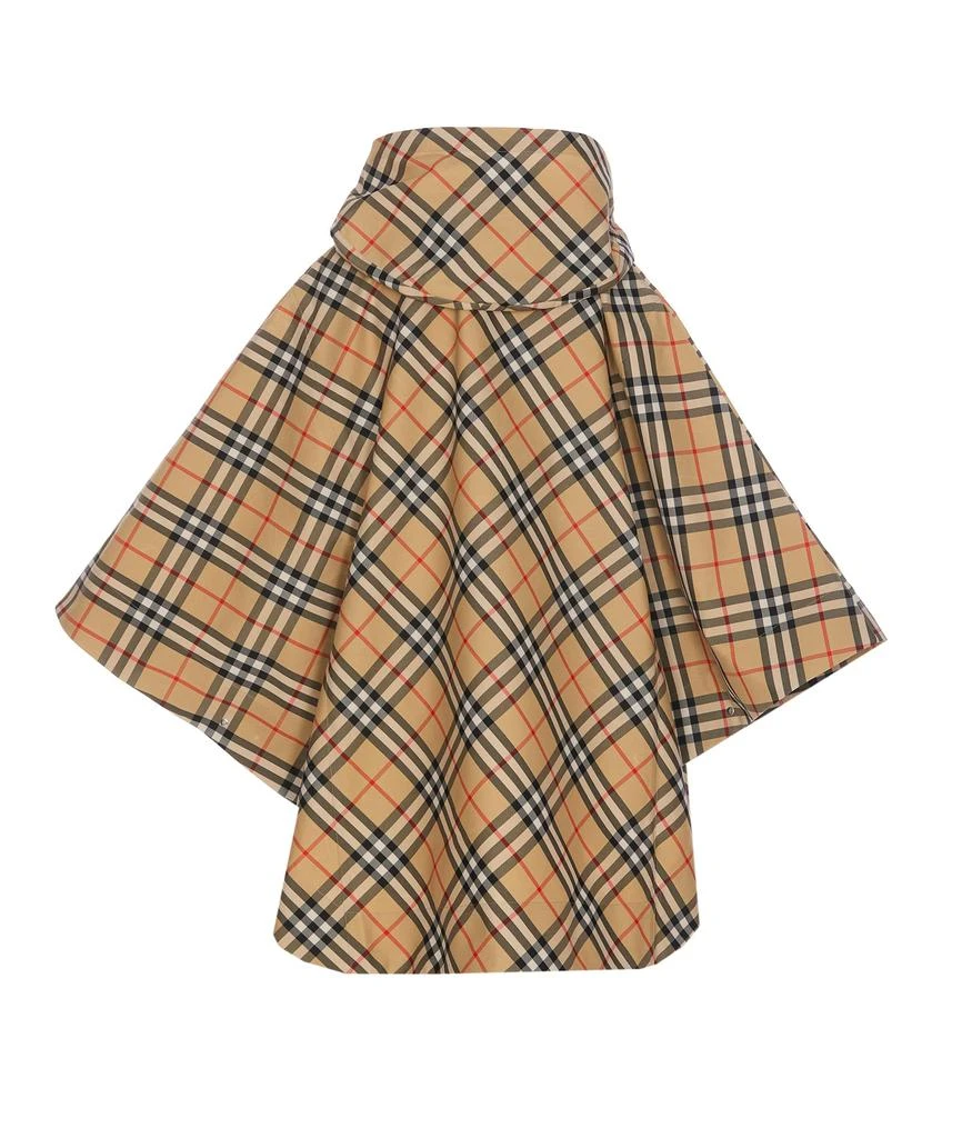 Burberry Check Hooded Cape 2