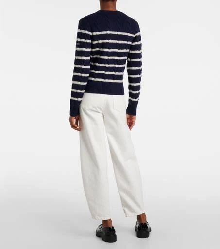 Ralph Lauren Striped wool and cashmere cardigan 3