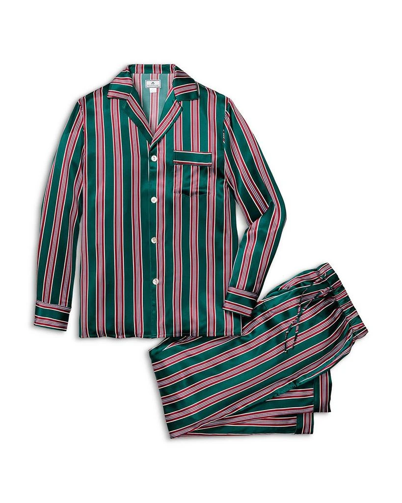 Petite Plume Lancaster Silk Stripe Pajama Set 6
