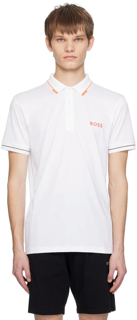 Hugo Boss White Paul Pro Polo 1