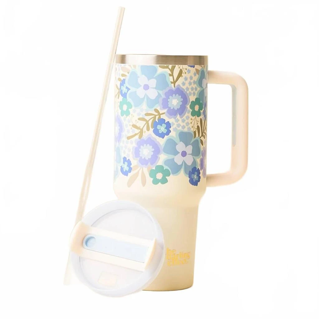 The Darling Effect Beyond Blooms 40 Oz Tumbler In Blue/green