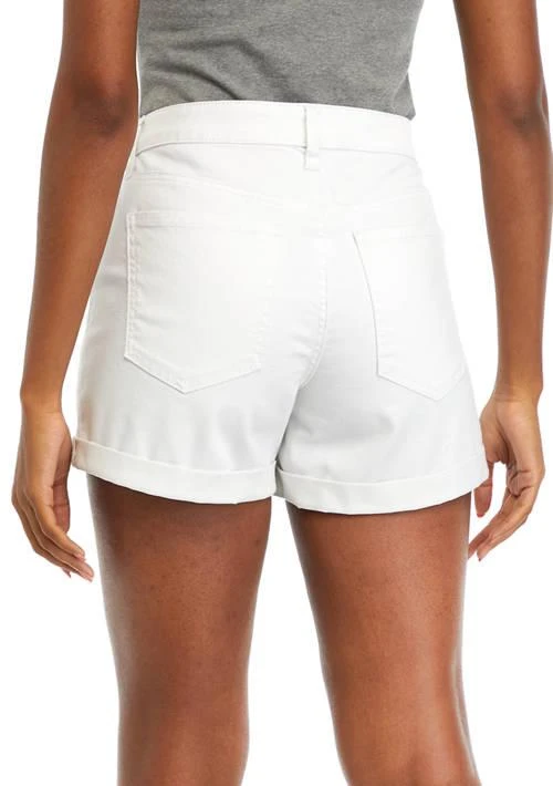 Wonderly Womens Mid Rise 4 Denim Shorts 2