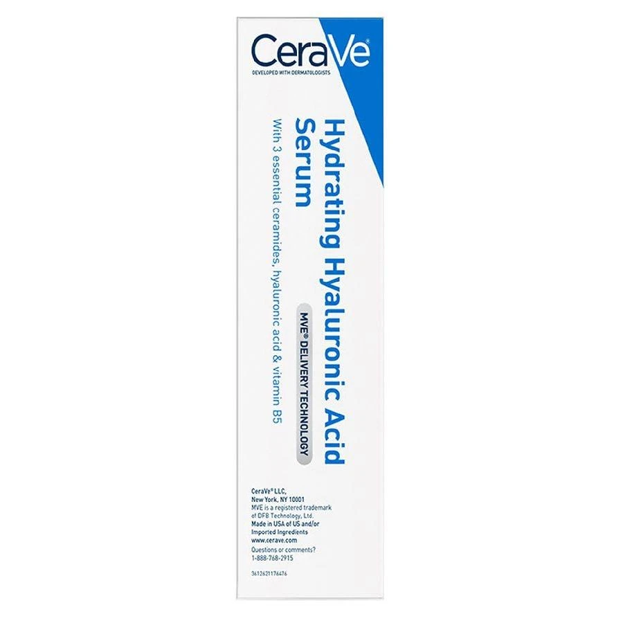 CeraVe Hydrating Hyaluronic Acid Face Serum for Dry Skin, Fragrance Free 3