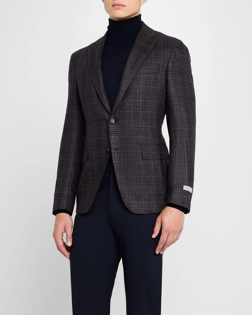 Canali Men's Two-Tone Check Sport Coat 4