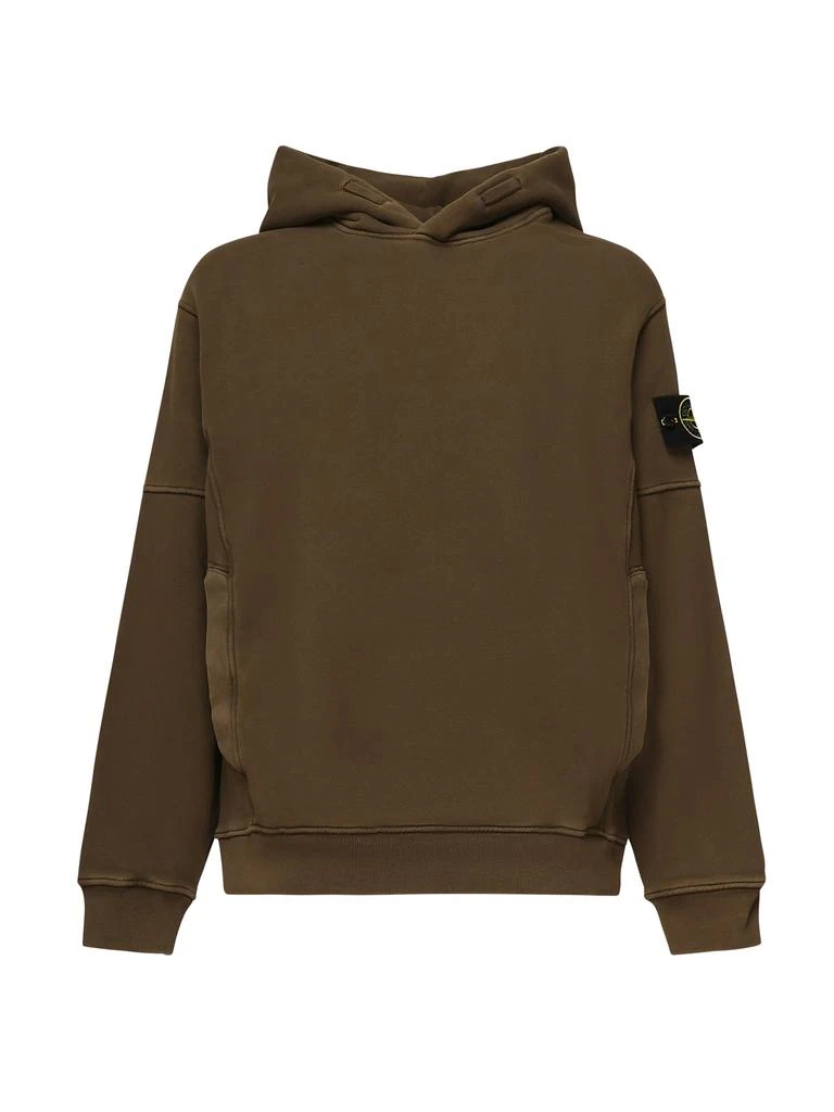Stone Island Oversized Sweatshirt With Hood 1