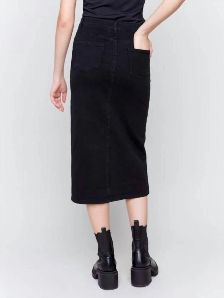 CHARLIE B Charlie B - Long Denim Midi Skirt 3