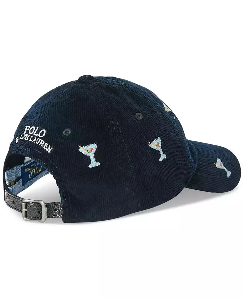 Ralph Lauren Men's Embroidered Corduroy Ball Cap 2