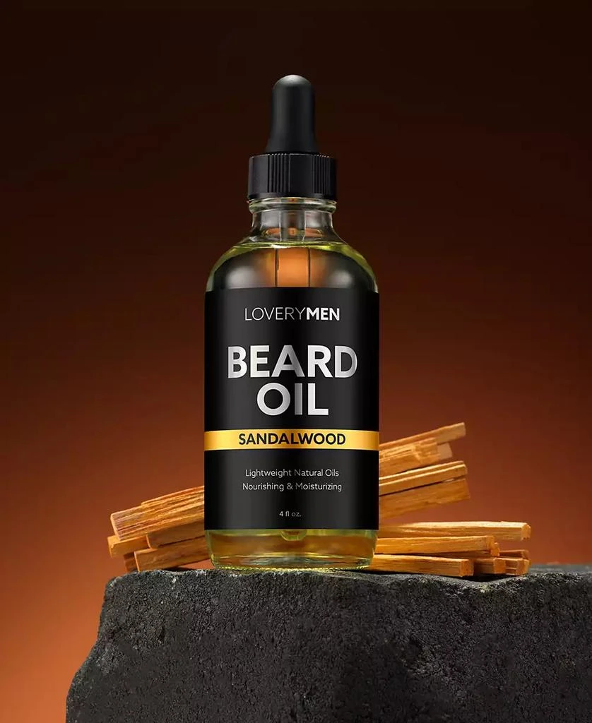 Lovery LoveryMen Sandalwood Beard Oil, 4 oz. 2
