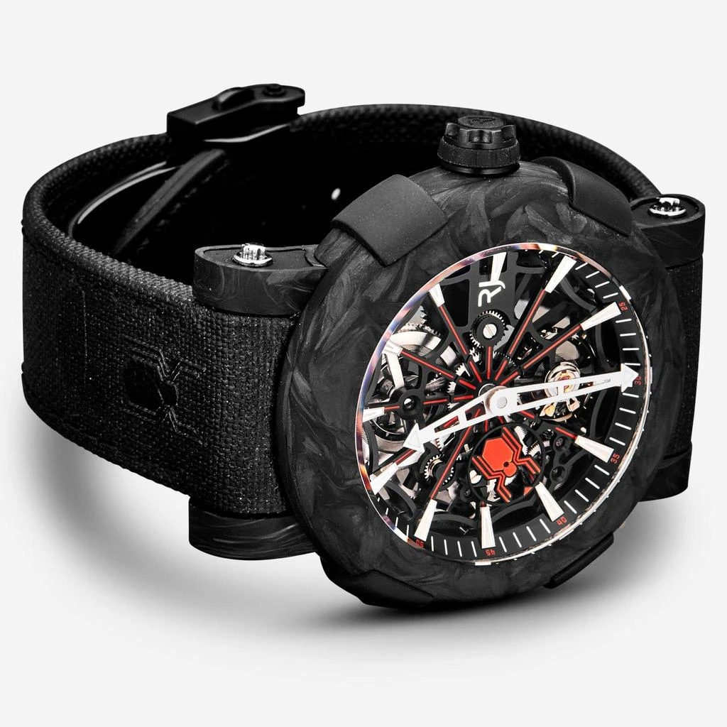 Romain Jerome Romain Jerome Arraw Spider-Man Carbon Mechanical Watch Set 1C45S.BBBR.1023.PR.SPM19 2