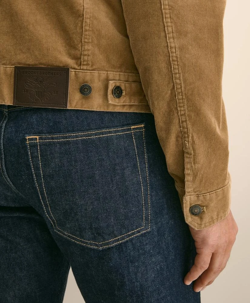 Brooks Brothers Medium Wale Corduroy Trucker Jacket 5