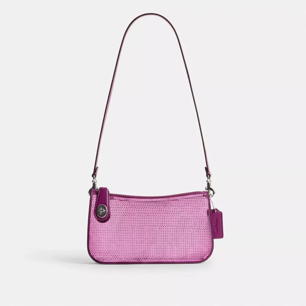 Coach Penn Shoulder Bag With Sequins 1