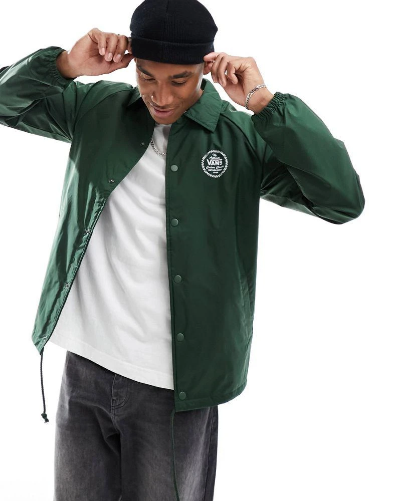 Vans Vans torrey coach jacket in green 1