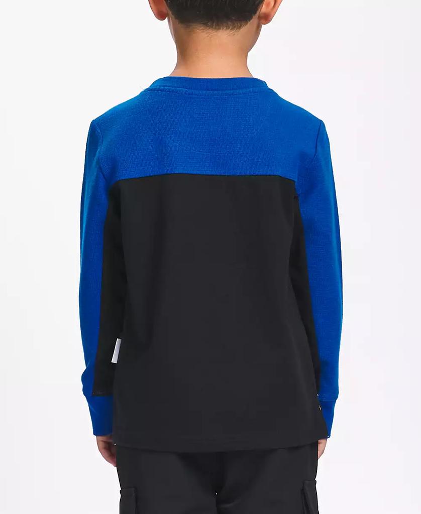 Sovereign Code Little Boys Textured Color Blocked Long Sleeve Tee