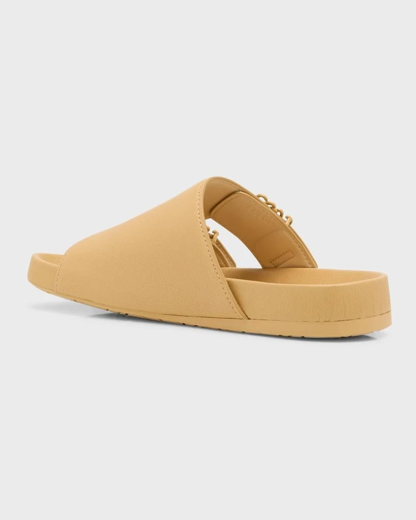 Loewe Ease Leather Dual-Buckle Slide Sandals 4