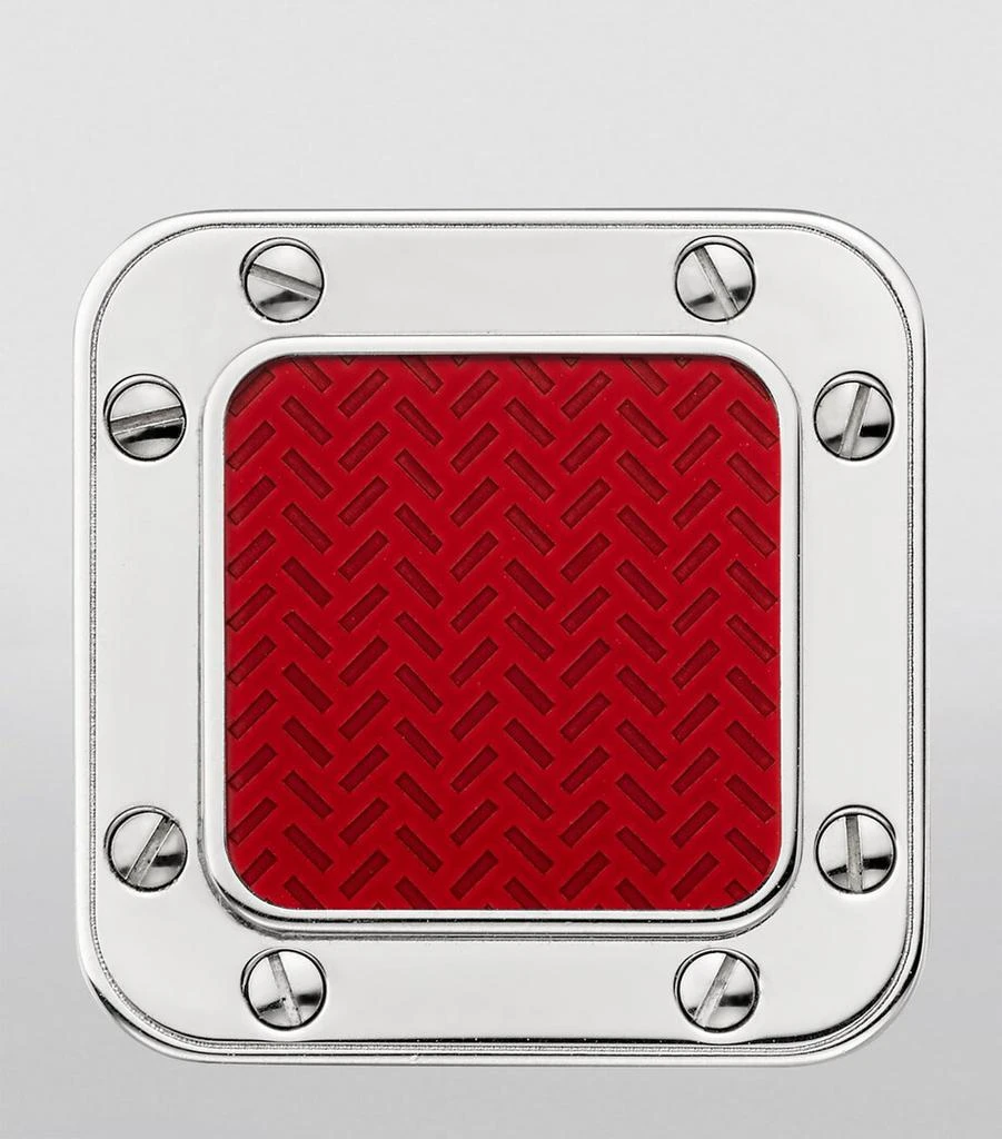 Cartier Sterling Silver Santos de Cartier Cufflinks 4