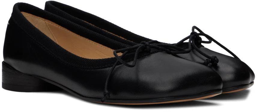 MM6 Black Anatomic Classic Ballerina Flats 4