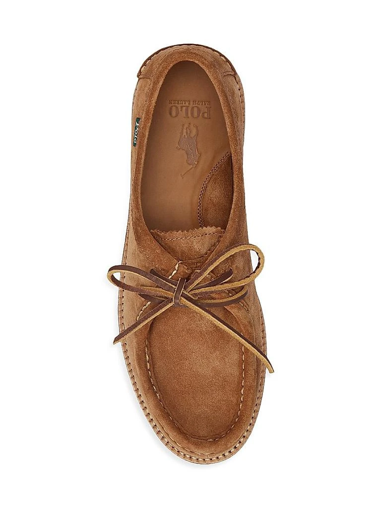 Ralph Lauren Jett Suede Moc-Toe Loafers 4