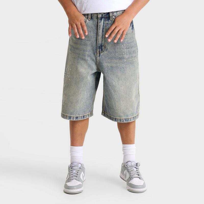 SUPPLY & DEMAND Kids' Supply & Demand Timber Cross Denim Shorts