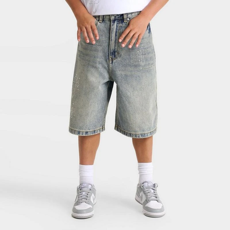 SUPPLY & DEMAND Kids' Supply & Demand Timber Cross Denim Shorts 1