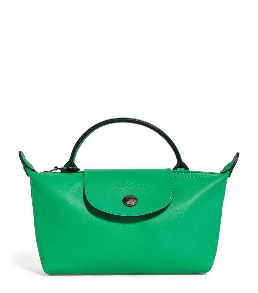 バッグ・カバンその他 Longchamp Le Pliage Green Pomegranate coloured clutch bag Longchamp Extra-Small Leather Le Pliage Xtra Pouch