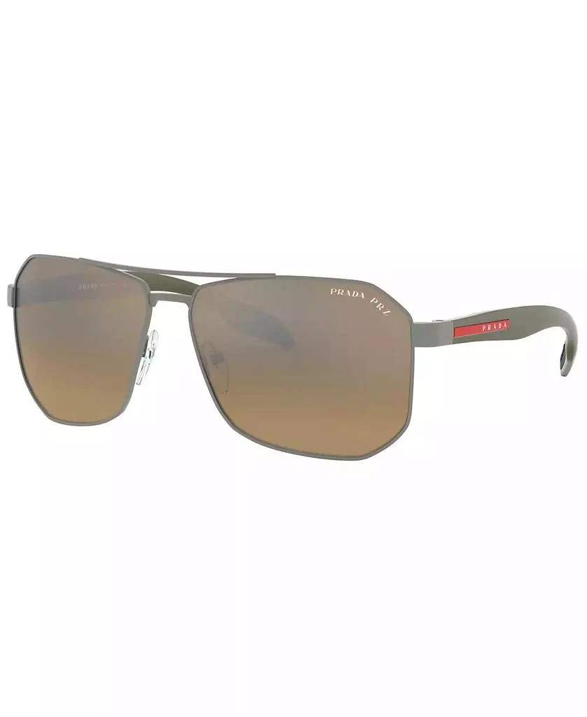 Prada Men's Polarized Sunglasses, PS 51VS 62 1
