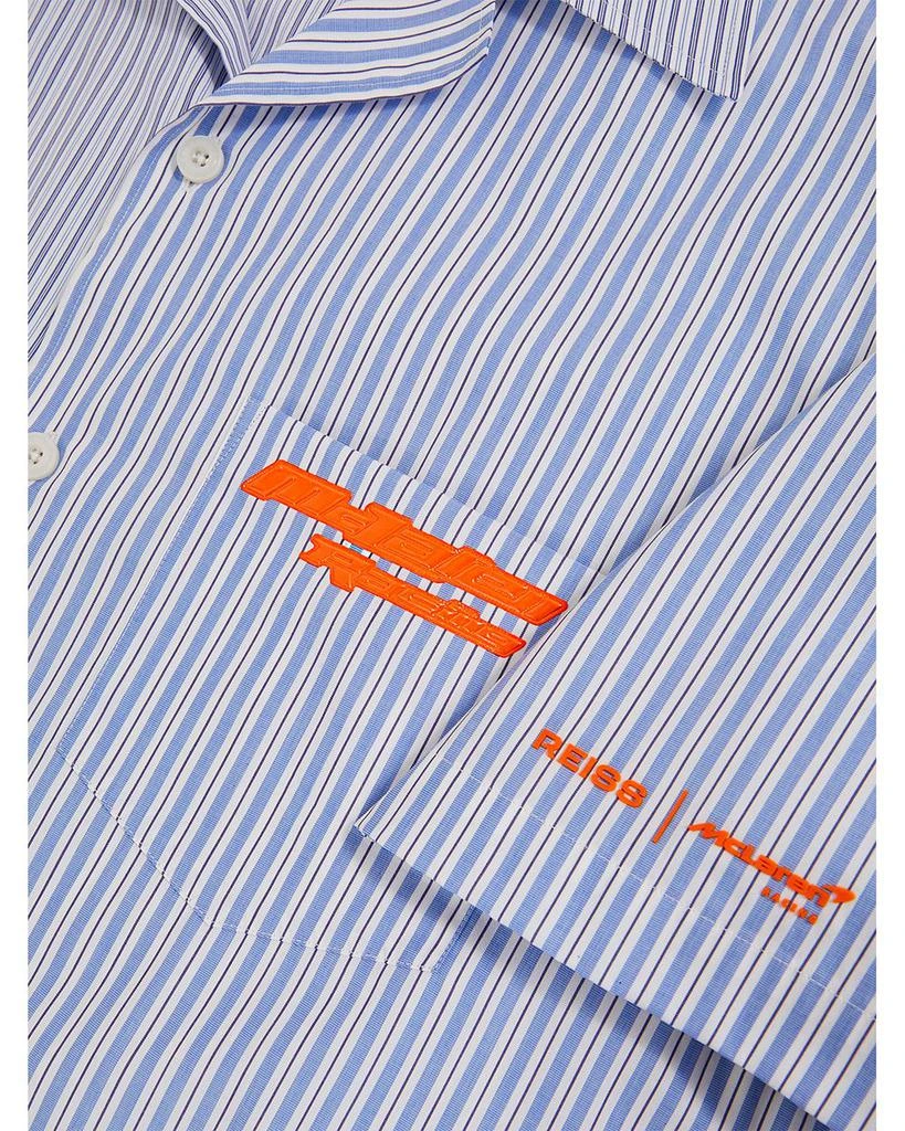 REISS Short Sleeve Poplin Camp Shirt 5