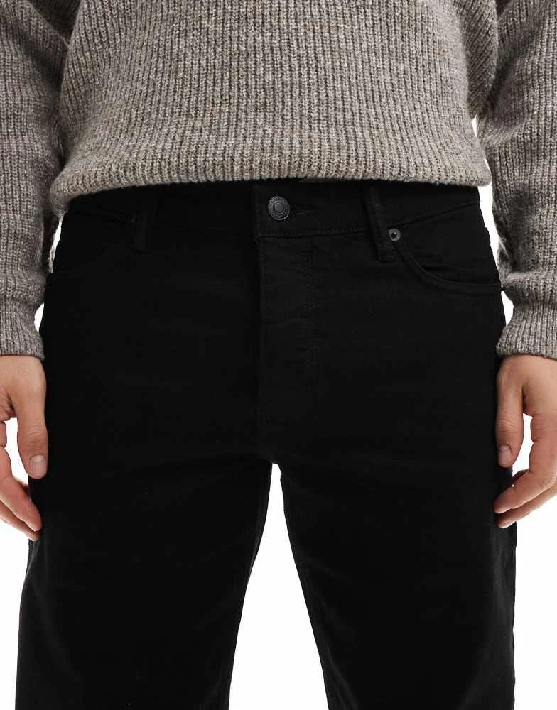French Connection Mens French Connection regular fit jeans in black 5