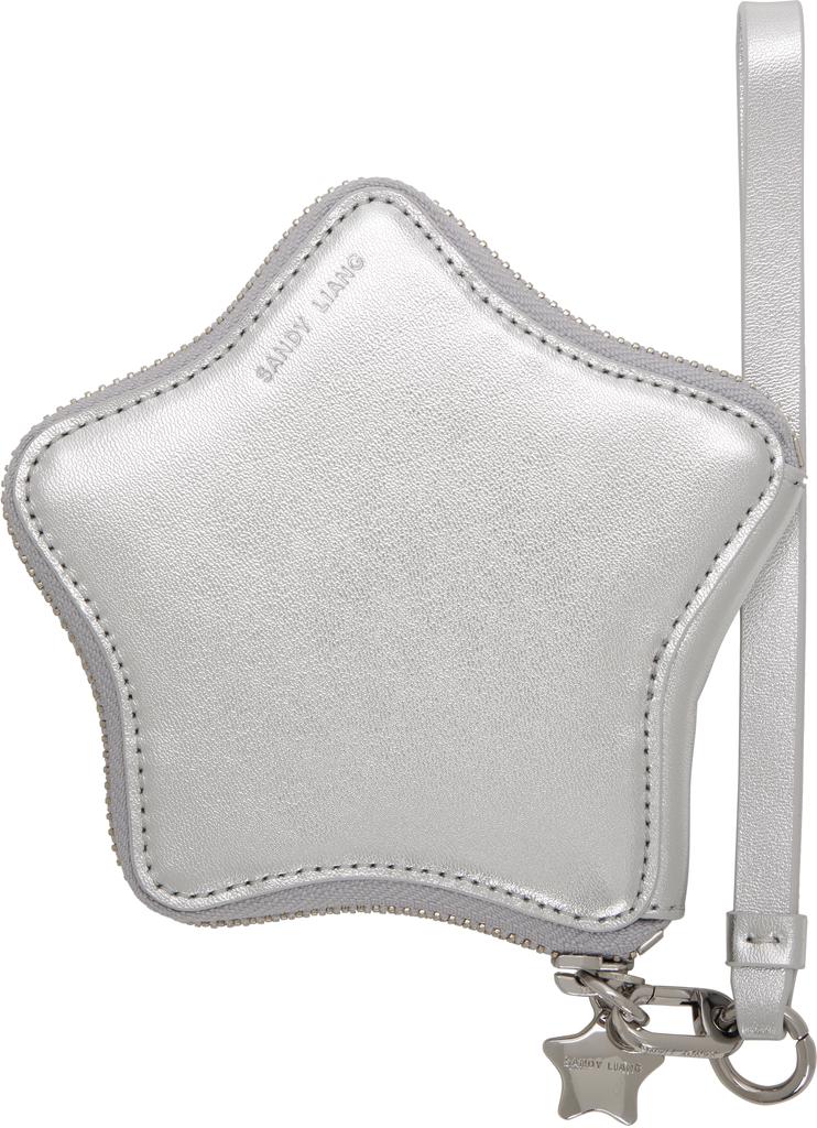 Sandy Liang Silver Star Pouch