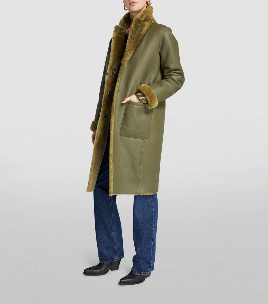 Joseph Shearling Reversible Britanny Coat 6