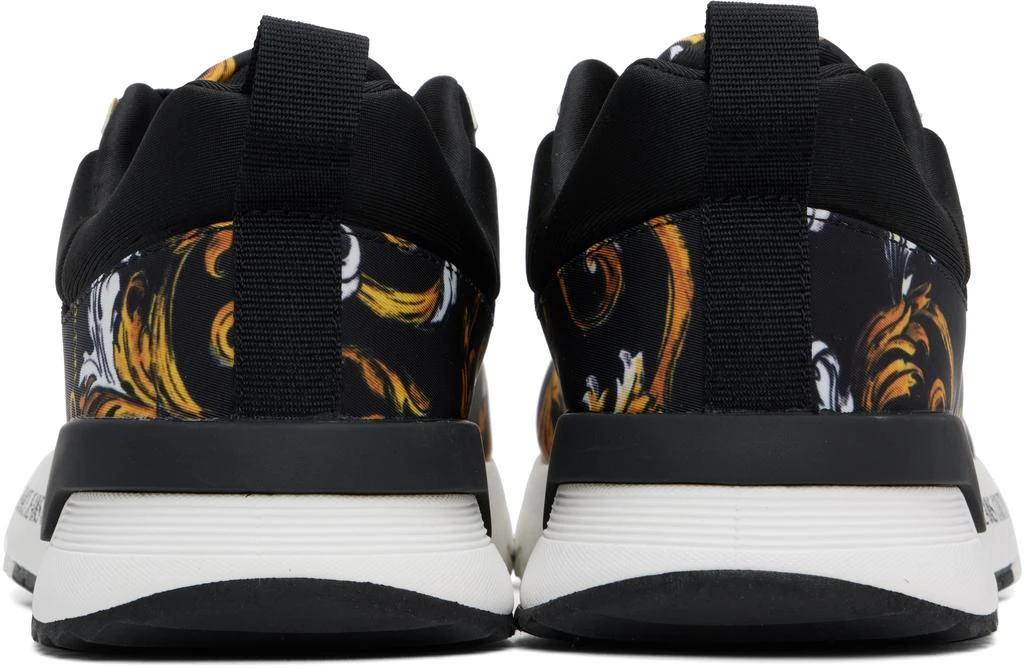 Versace Black & Gold Dynamic Sneakers 2