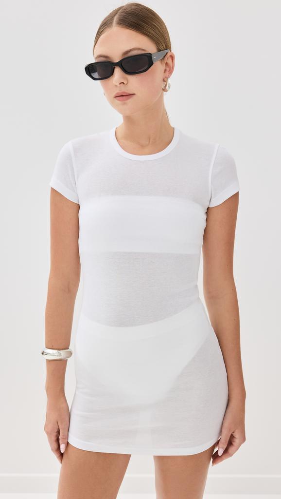 WARDROBENYC Cap Sleeve Mini Dress