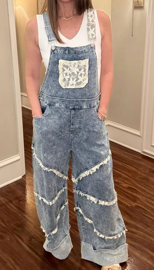 POL Pol - Lace Overalls