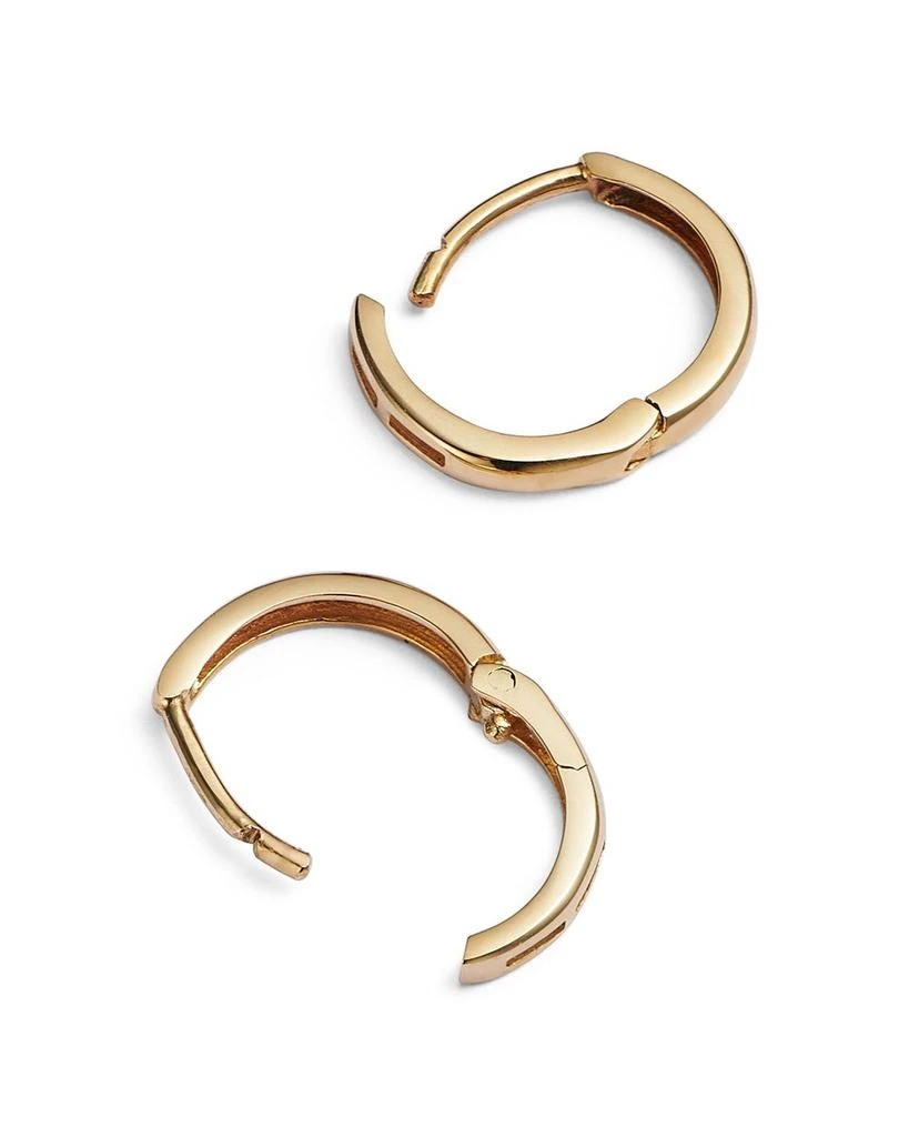 Moon & Meadow 14K Yellow Gold Extra Small Huggie Hoop Earrings 4